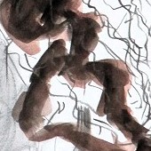 ohne titel, 2024, mischtechnik auf papier, 83,8x59,4 cm, copyright vg bildkunst + axel hptner